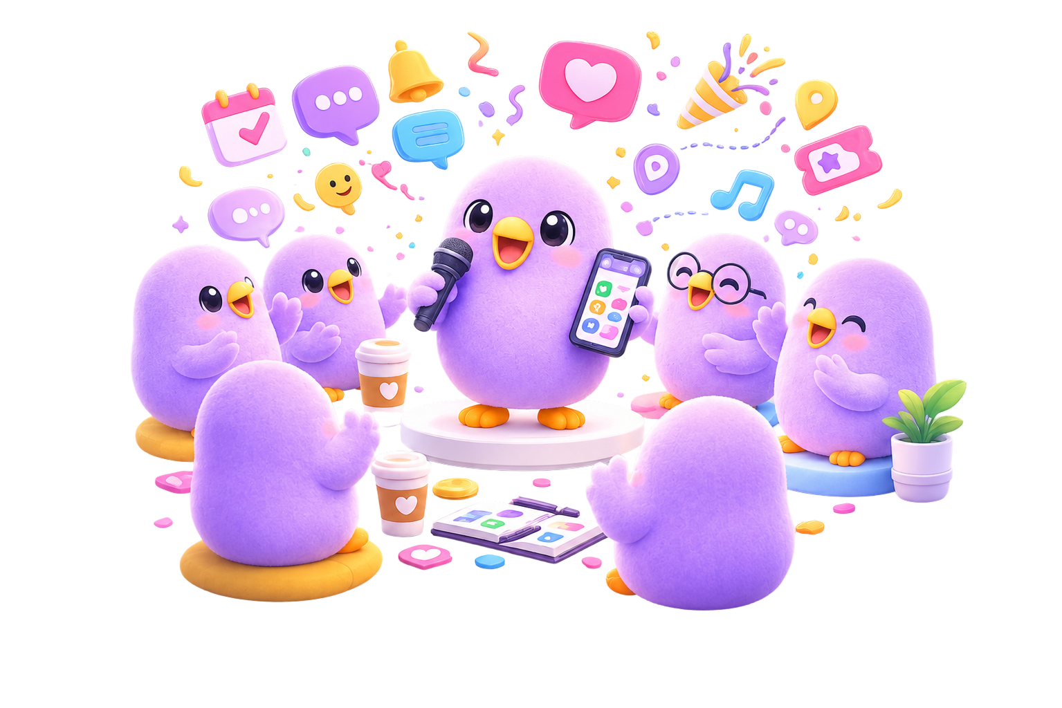Weefou community connecting through shared interests